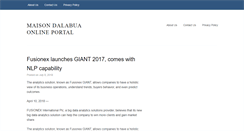 Desktop Screenshot of maison-dalabua.com